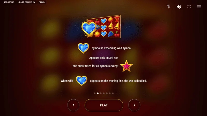 Heart Deluxe 2x - tacar siombailí: seacht, clog, torthaí